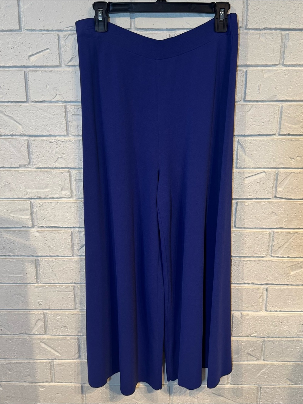 Vince Royal Blue Wide Leg Knit Pants Womens L